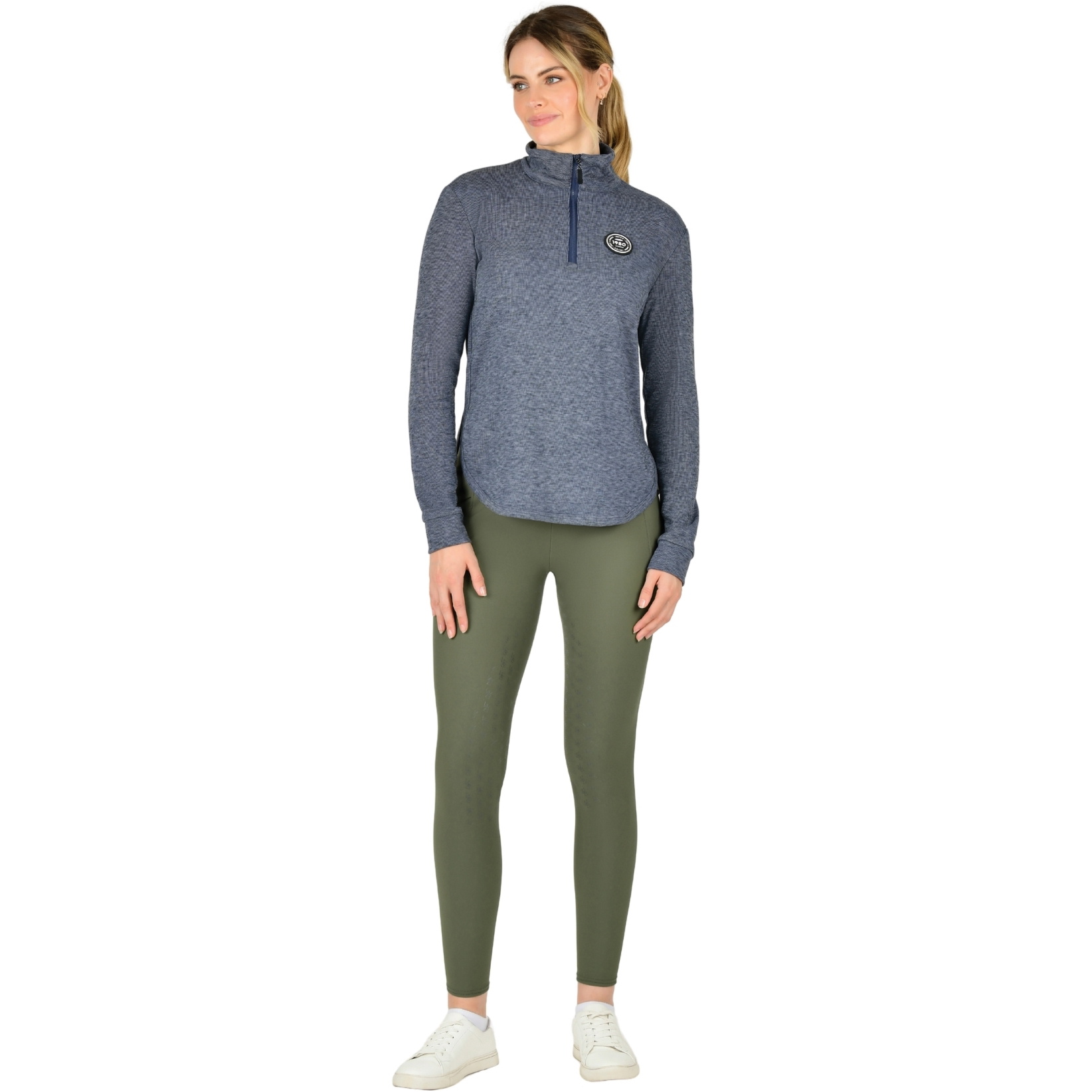 Weatherbeeta Womens London Layer Long Sleeve Top 1023217 - Navy Iris